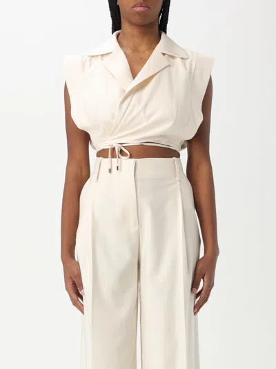 Simona Corsellini Waistcoat  Woman Color Ivory