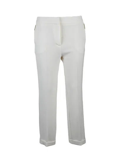 Simona Corsellini White Stretch Trousers