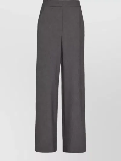 Simona Corsellini Wide-leg Trousers In Gray