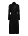 Simona Corsellini Woman Coat Black Size 12 Polyester