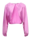 Simona Corsellini Woman Jacket Light Purple Size 4 Polyester