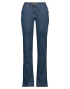Simona Corsellini Woman Jeans Blue Size 31 Cotton, Elastomultiester, Elastane In Blue