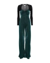 Simona Corsellini Woman Jumpsuit Emerald Green Size 4 Polyamide, Metallic Fiber, Acetate In Green