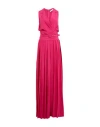 Simona Corsellini Woman Jumpsuit Fuchsia Size 6 Acetate, Silk In Pink