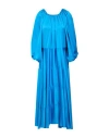 Simona Corsellini Woman Maxi Dress Azure Size S Polyester