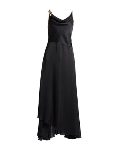 Simona Corsellini Woman Maxi Dress Black Size 12 Polyester