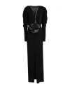Simona Corsellini Woman Maxi Dress Black Size 4 Viscose, Polyester In Black