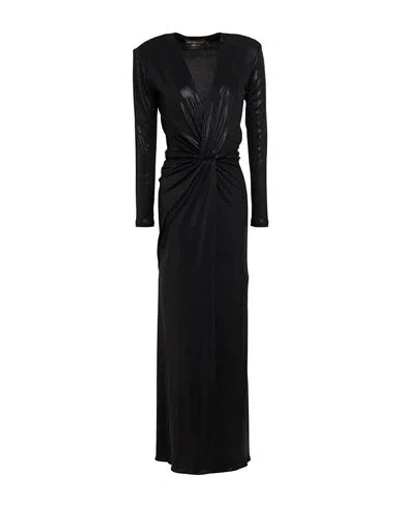 Simona Corsellini Woman Maxi Dress Black Size 2 Polyester, Elastane