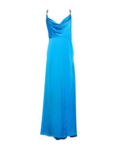 Simona Corsellini Woman Maxi Dress Blue Size 12 Polyester