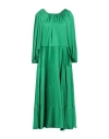 Simona Corsellini Woman Maxi Dress Emerald Green Size M Polyester