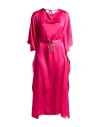 Simona Corsellini Woman Maxi Dress Fuchsia Size 4 Polyester