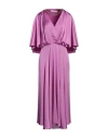 Simona Corsellini Woman Maxi Dress Light Purple Size 10 Polyester