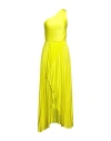 Simona Corsellini Woman Maxi Dress Acid Green Size 4 Polyester