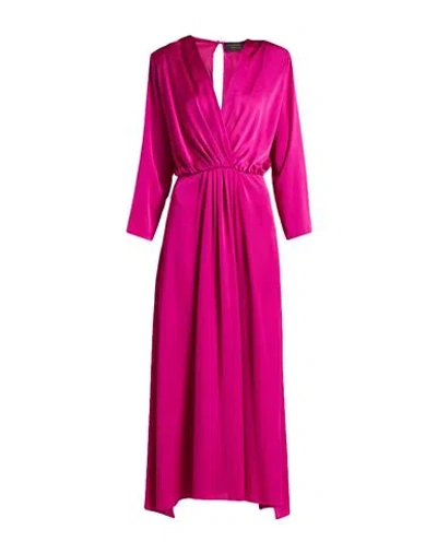 Simona Corsellini Woman Maxi Dress Purple Size 10 Polyester