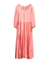 Shop Simona Corsellini Woman Maxi Dress Salmon Pink Size S Polyester
