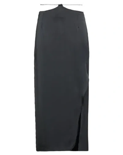 Simona Corsellini Woman Maxi Skirt Black Size 4 Polyester