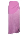Simona Corsellini Woman Maxi Skirt Purple Size 6 Acetate, Silk In Purple