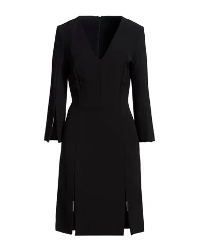 Simona Corsellini Woman Midi Dress Black Size 6 Polyester, Elastane