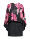 Simona Corsellini Woman Midi Dress Black Size 6 Viscose In Black