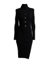 Simona Corsellini Woman Midi Dress Black Size 8 Viscose, Polyester
