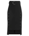 Simona Corsellini Woman Midi Skirt Black Size 8 Polyacrylic, Elastane