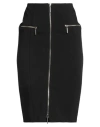 Simona Corsellini Woman Midi Skirt Black Size 8 Polyester, Elastane