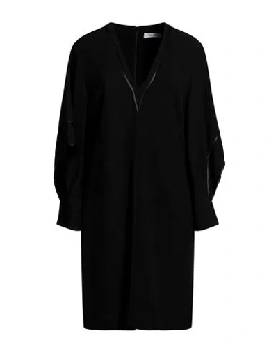 Simona Corsellini Woman Mini Dress Black Size 10 Polyester, Elastane