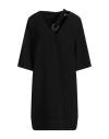 Simona Corsellini Woman Mini Dress Black Size 10 Polyester, Elastane