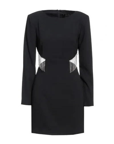 Simona Corsellini Woman Short Dress Black Size 4 Polyester