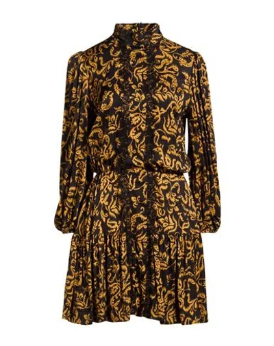 Simona Corsellini Woman Mini Dress Black Size 2 Viscose