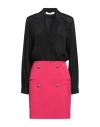 Simona Corsellini Woman Mini Dress Black Size 4 Acetate, Silk, Polyester, Viscose, Elastane
