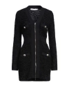 Simona Corsellini Woman Mini Dress Black Size 4 Polyamide, Wool, Acrylic In Black