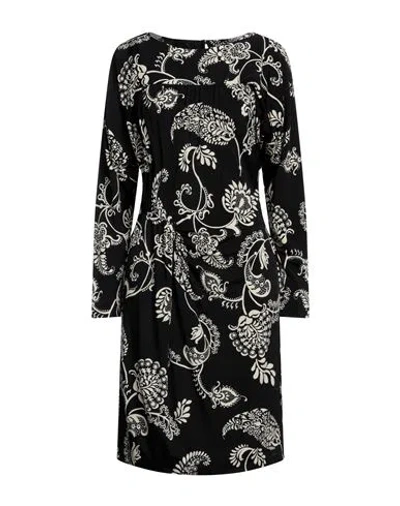 Simona Corsellini Woman Mini Dress Black Size 6 Viscose, Elastane