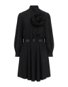Simona Corsellini Woman Mini Dress Black Size 8 Acetate, Silk In Black