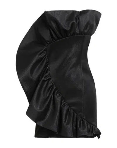 Simona Corsellini Woman Mini Dress Black Size 8 Polyester, Elastane