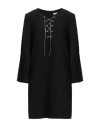 Simona Corsellini Woman Mini Dress Black Size 8 Polyester, Elastane In Black