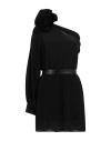Simona Corsellini Woman Mini Dress Black Size 8 Silk In Black