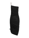 Simona Corsellini Woman Mini Dress Black Size 8 Viscose, Elastane