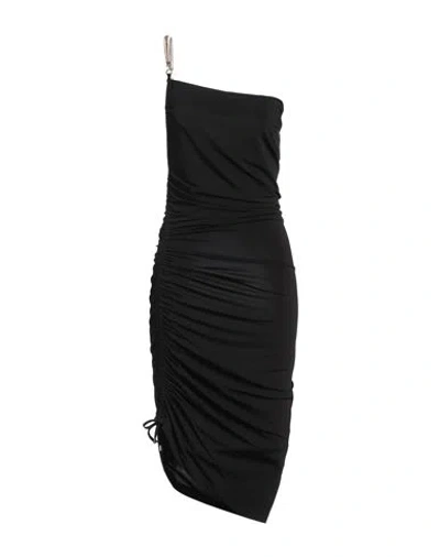 Simona Corsellini Woman Mini Dress Black Size 8 Viscose, Elastane