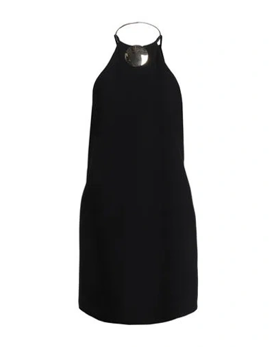 Simona Corsellini Woman Mini Dress Black Size 8 Viscose, Elastane