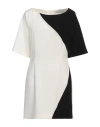 Simona Corsellini Woman Mini Dress Cream Size 10 Polyester, Elastane In White