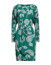 Simona Corsellini Woman Mini Dress Green Size 4 Viscose, Elastane In Green