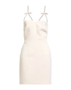 Simona Corsellini Woman Mini Dress Ivory Size 8 Polyester