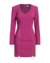 Simona Corsellini Woman Mini Dress Mauve Size 4 Polyester, Elastane In Pink