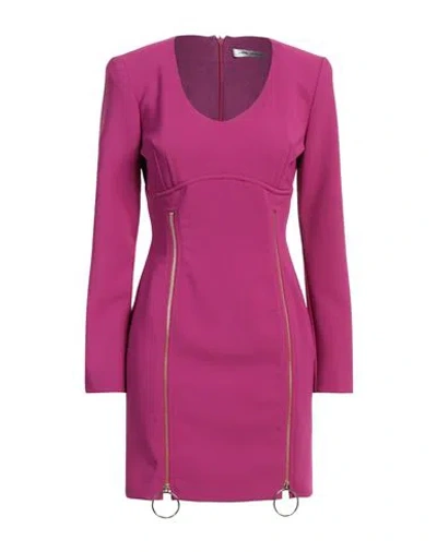 Simona Corsellini Woman Mini Dress Mauve Size 4 Polyester, Elastane In Pink