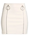 Simona Corsellini Woman Mini Skirt Beige Size 4 Polyester, Elastane In Neutral