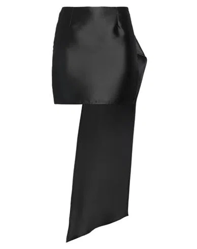 Simona Corsellini Woman Mini Skirt Black Size 10 Polyester