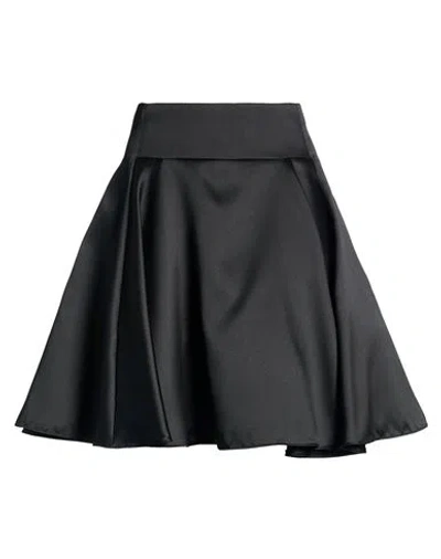 Simona Corsellini Woman Mini Skirt Black Size 6 Polyester