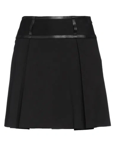 Simona Corsellini Woman Mini Skirt Black Size 2 Viscose, Polyamide, Elastane