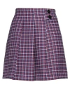 Simona Corsellini Woman Mini Skirt Blue Size 4 Polyester, Viscose In Blue